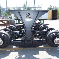 Mechanical 16 wheel suspensions
